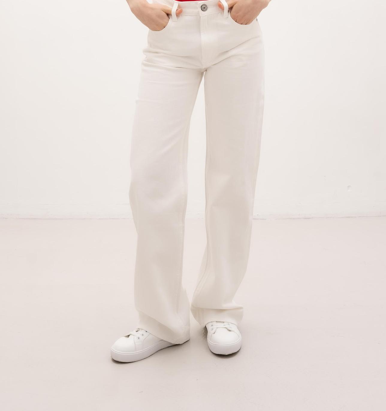 ДЖИНСЫ WIDE-LEG FULL LENGTH СО СРЕДНЕЙ ПОСАДКОЙ