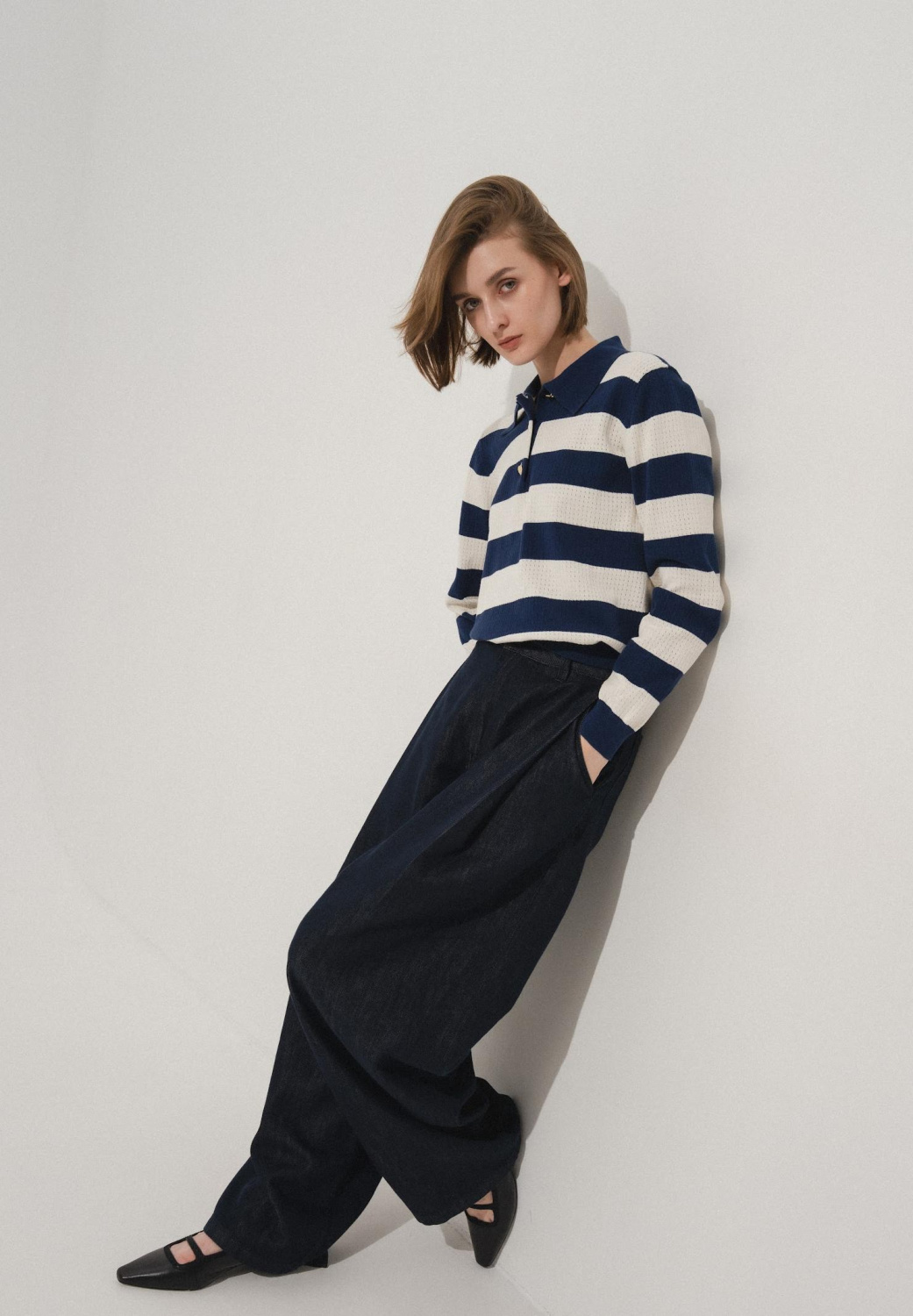 ДЖЕМПЕР ПОЛО ТРИКОТАЖНЫЙ