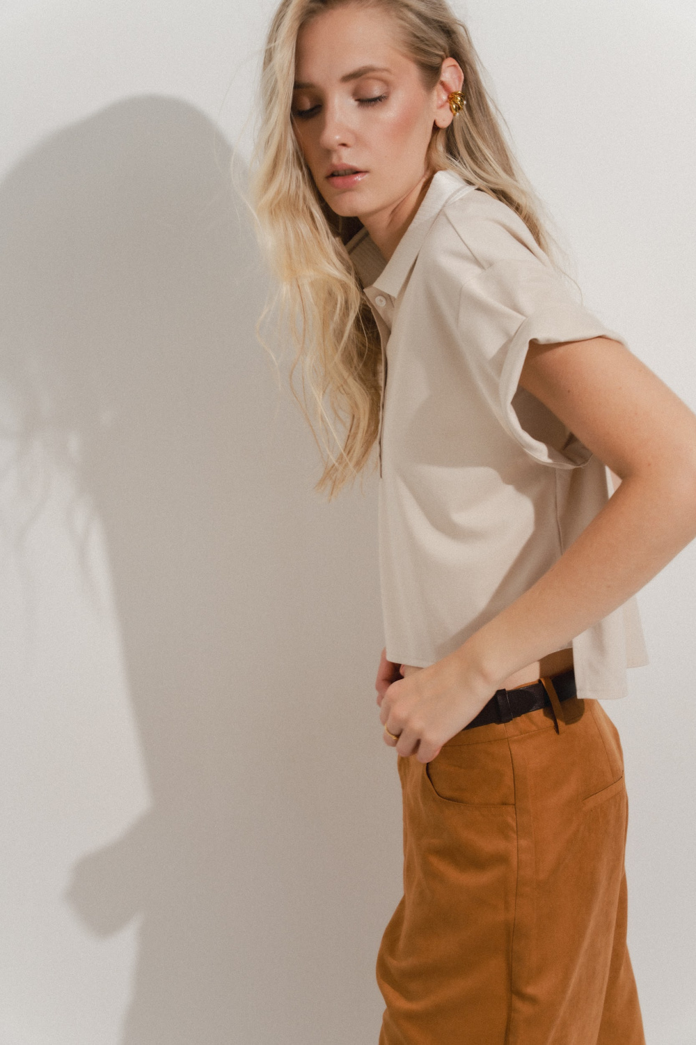 ФУТБОЛКА ПОЛО УКОРОЧЕННАЯ