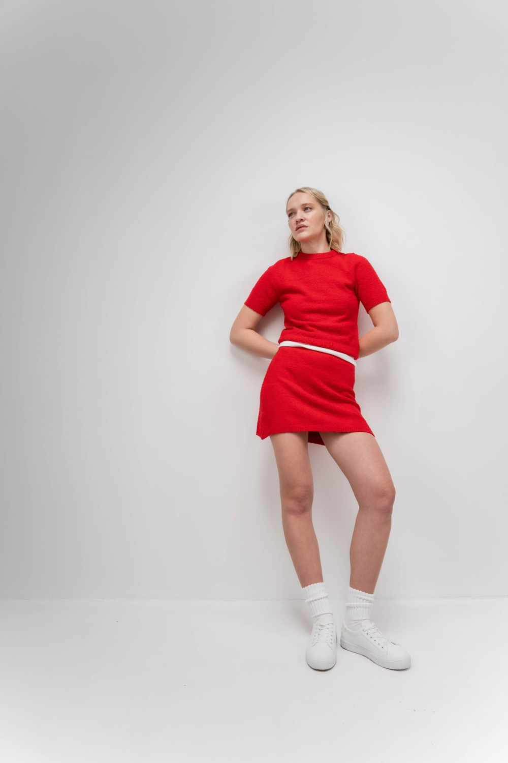 ЮБКА МИНИ ИЗ ТРИКОТАЖА