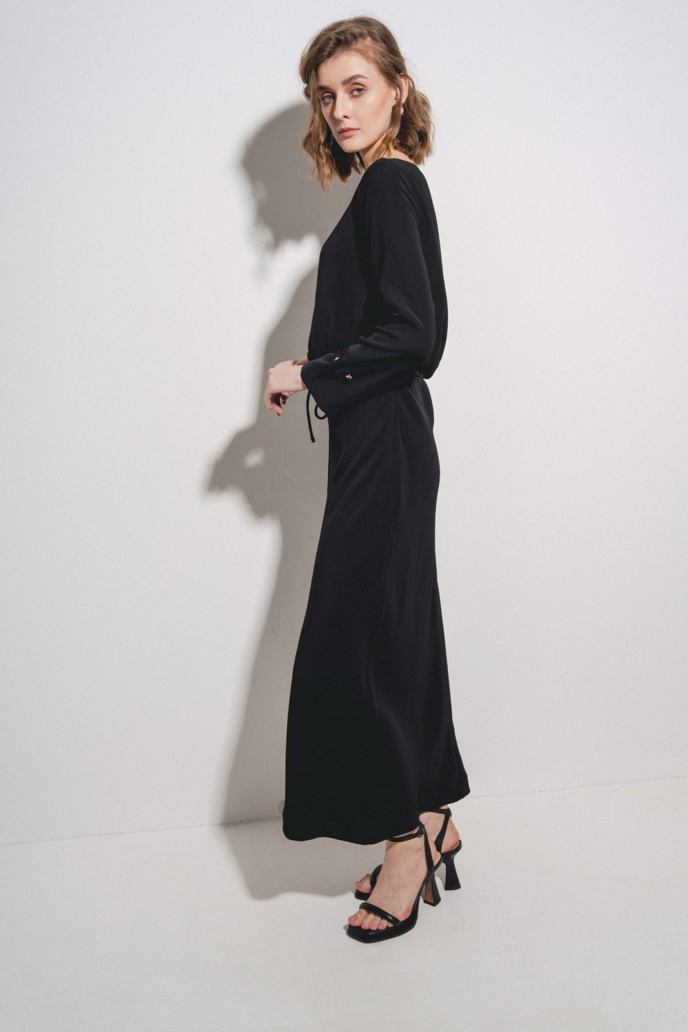 ПЛАТЬЕ МИДИ С ПОЯСОМ