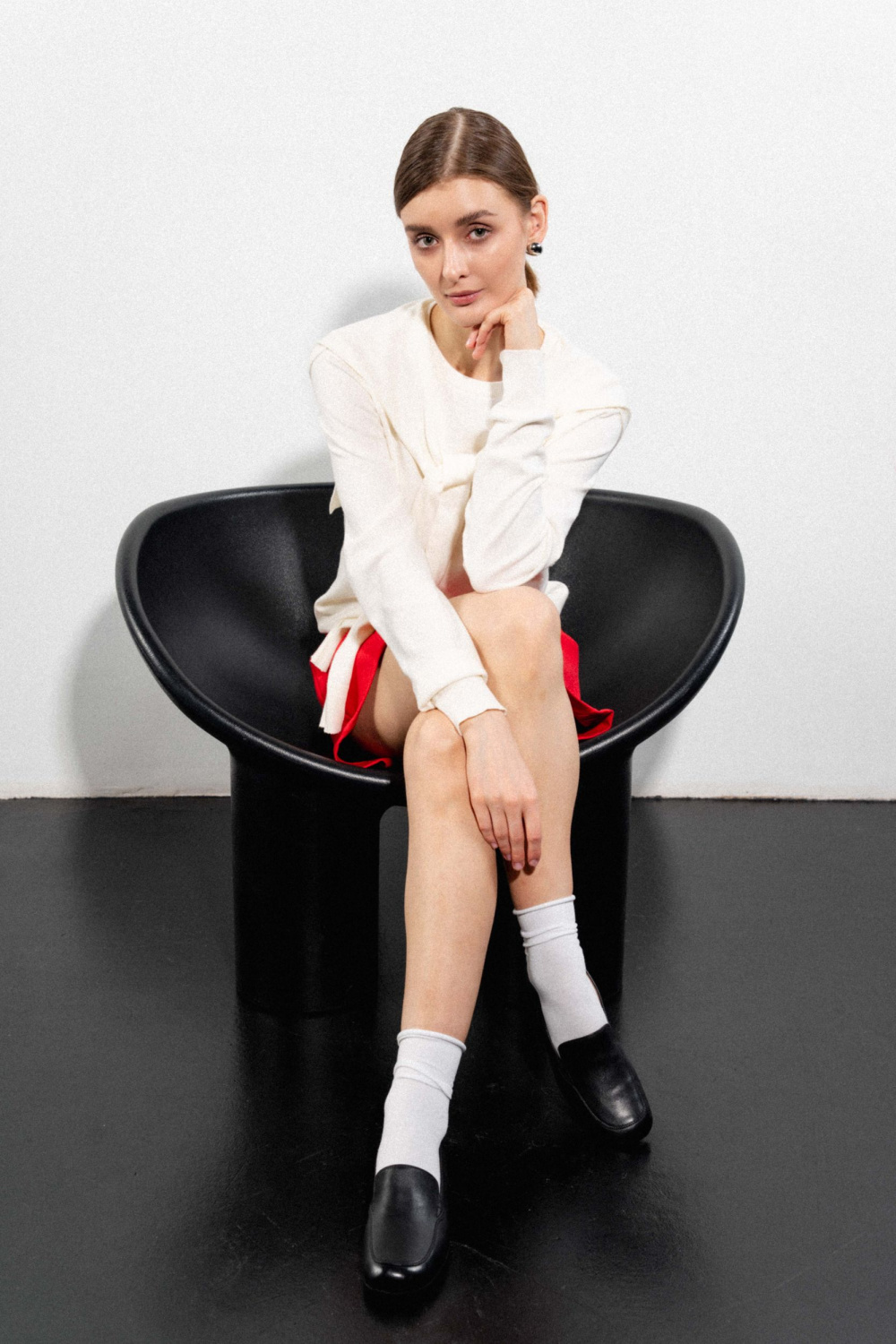 ДЖЕМПЕР С ШАРФОМ