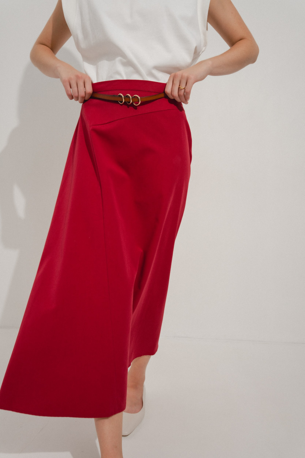 ЮБКА МИДИ АСИММЕТРИЧНАЯ