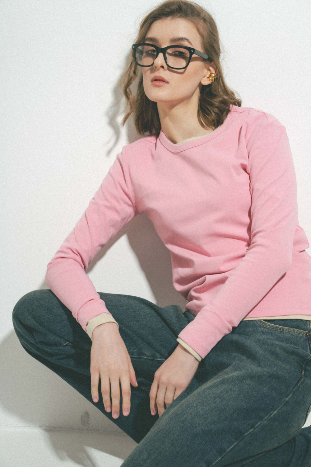 ЛОНГСЛИВ С ЗАКРУГЛЕННЫМ НИЗОМ