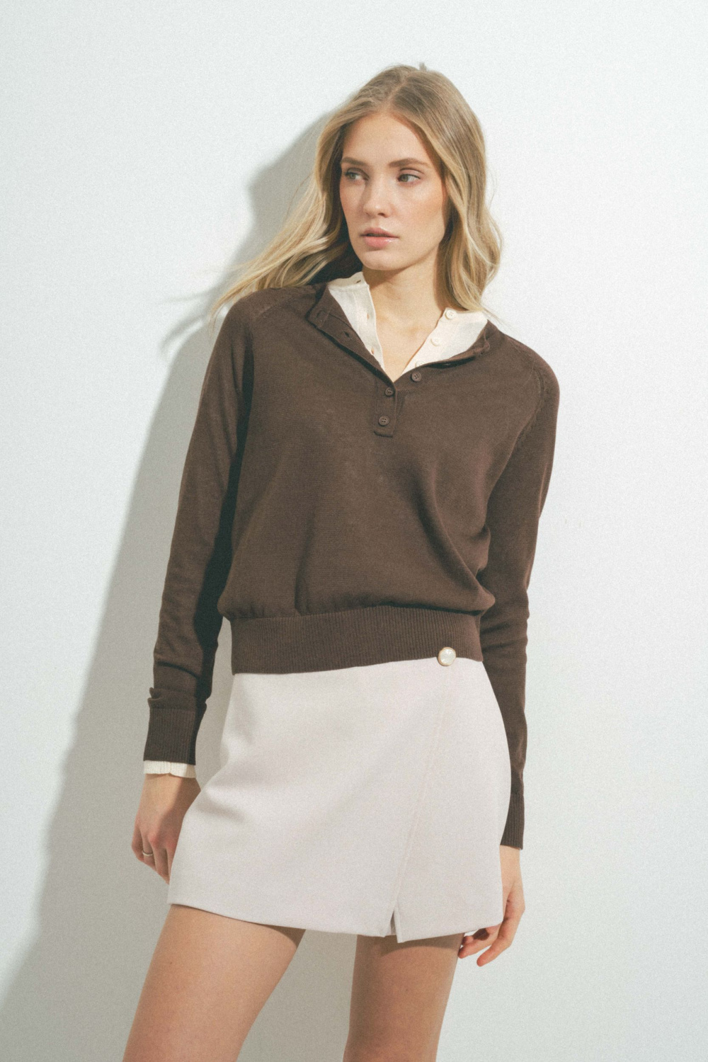 ДЖЕМПЕР ПОЛО С ДЛИННЫМ РУКАВОМ