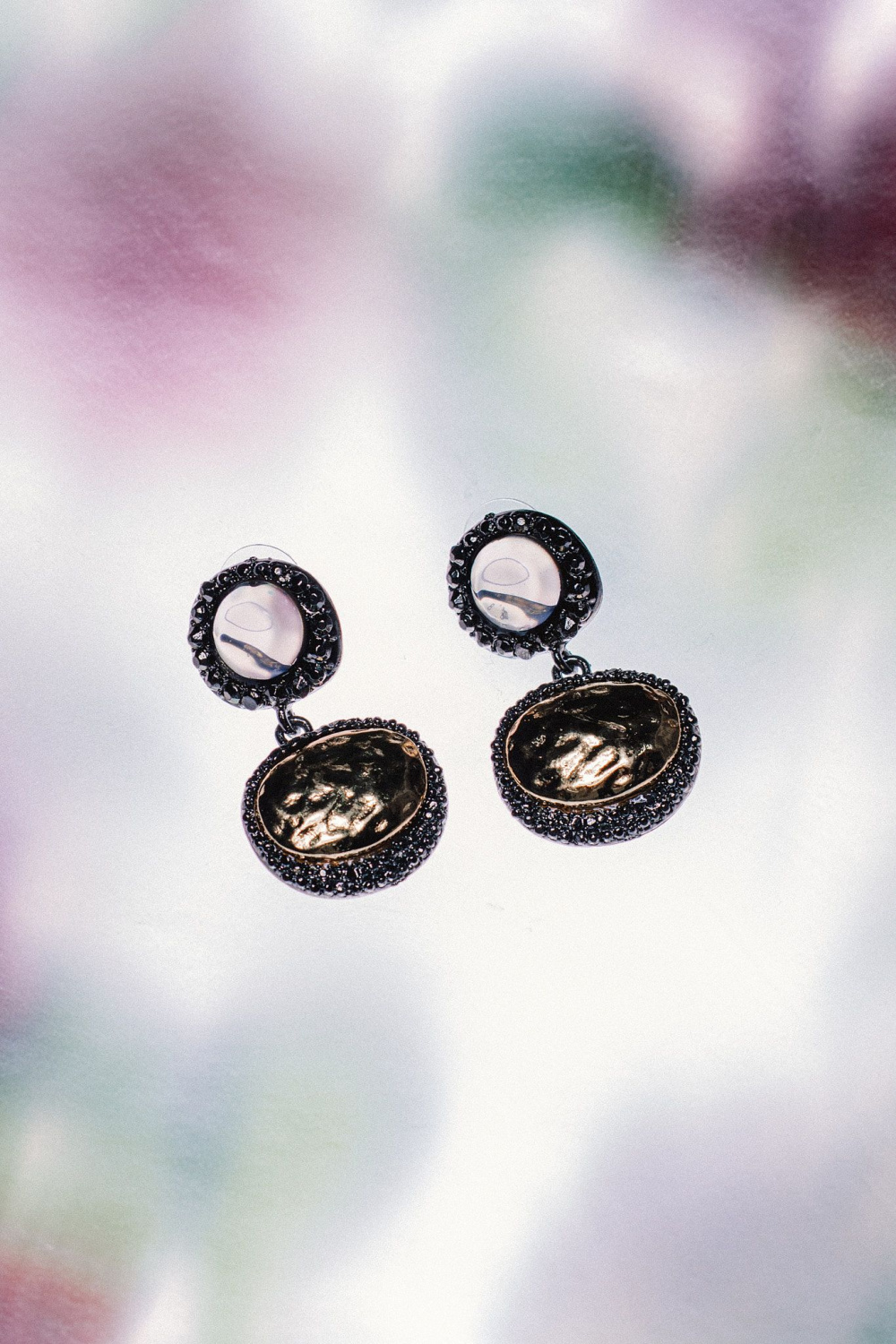 СЕРЬГИ ИЗ МЯТОГО МЕТАЛЛА