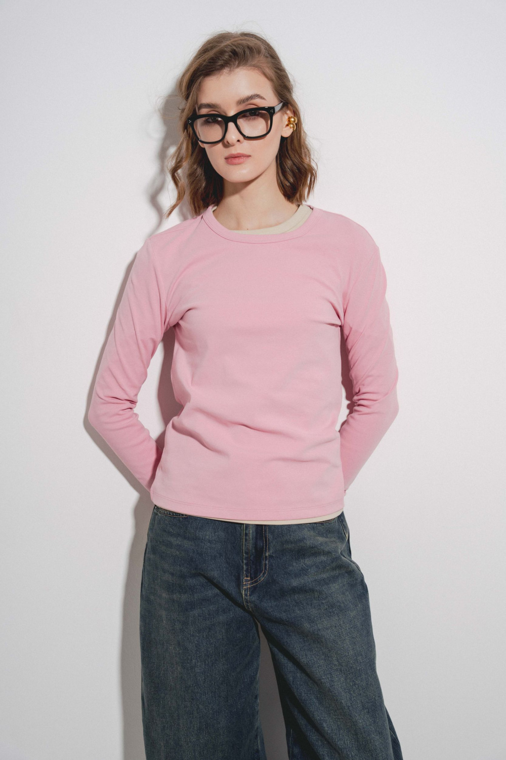 ЛОНГСЛИВ С ЗАКРУГЛЕННЫМ НИЗОМ