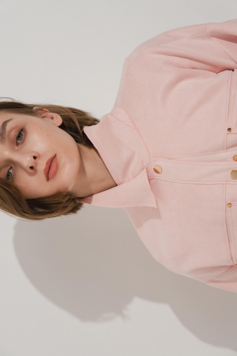 КУРТКА ОБЛЕГЧЕННАЯ ИЗ ИСКУССТВЕННОЙ ЗАМШИ