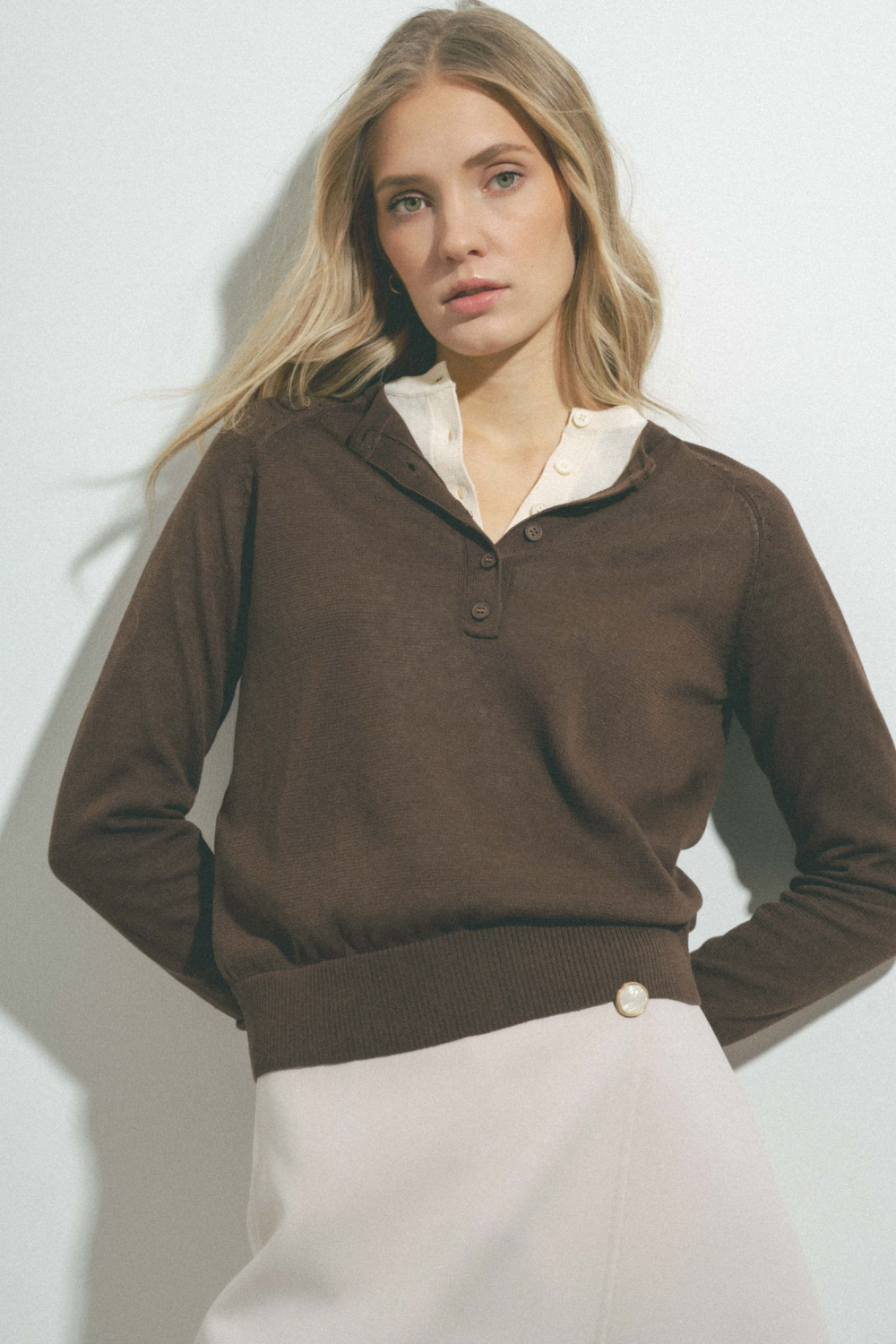 ДЖЕМПЕР ПОЛО С ДЛИННЫМ РУКАВОМ