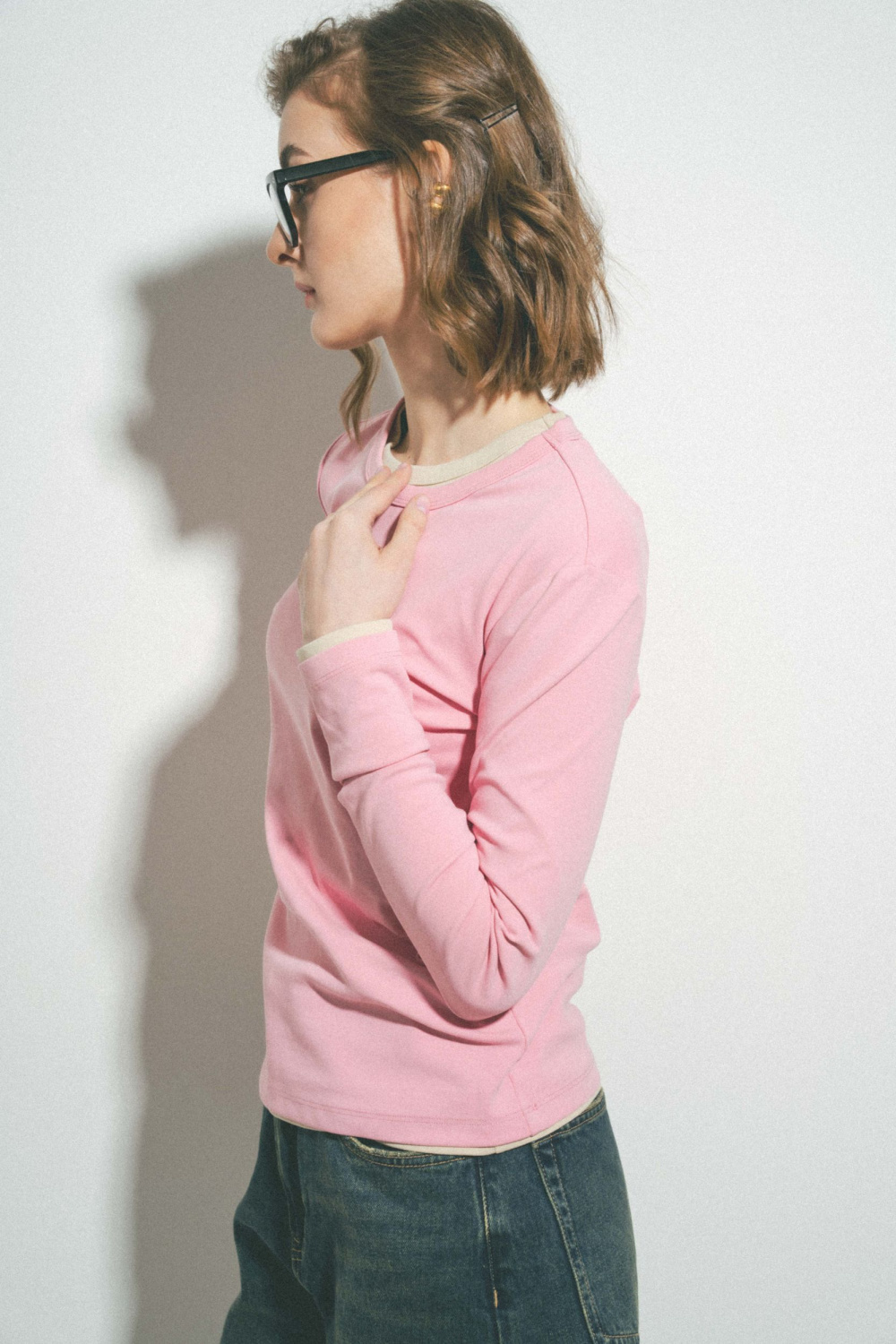 ЛОНГСЛИВ С ЗАКРУГЛЕННЫМ НИЗОМ