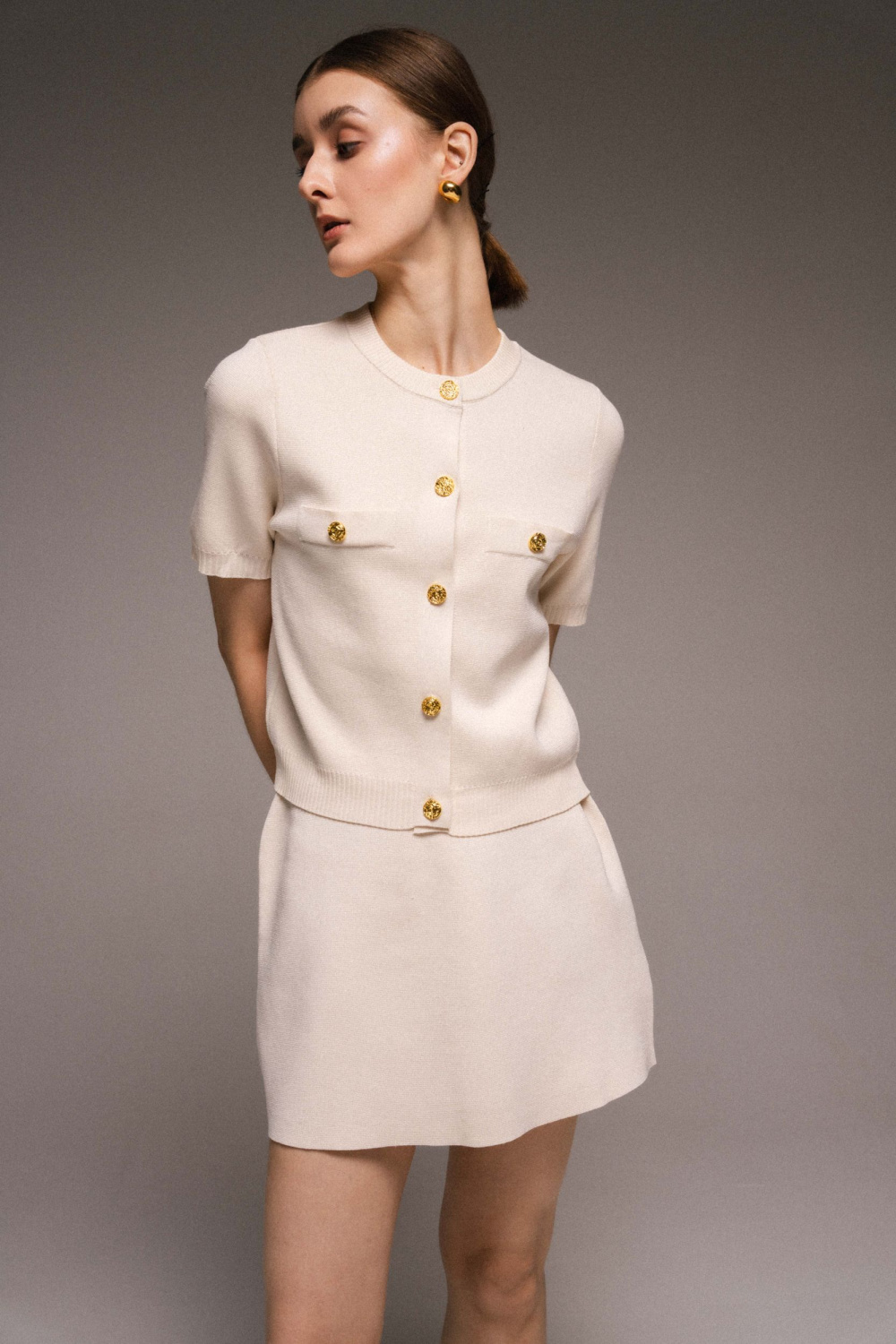 ЮБКА МИНИ ТРИКОТАЖНАЯ