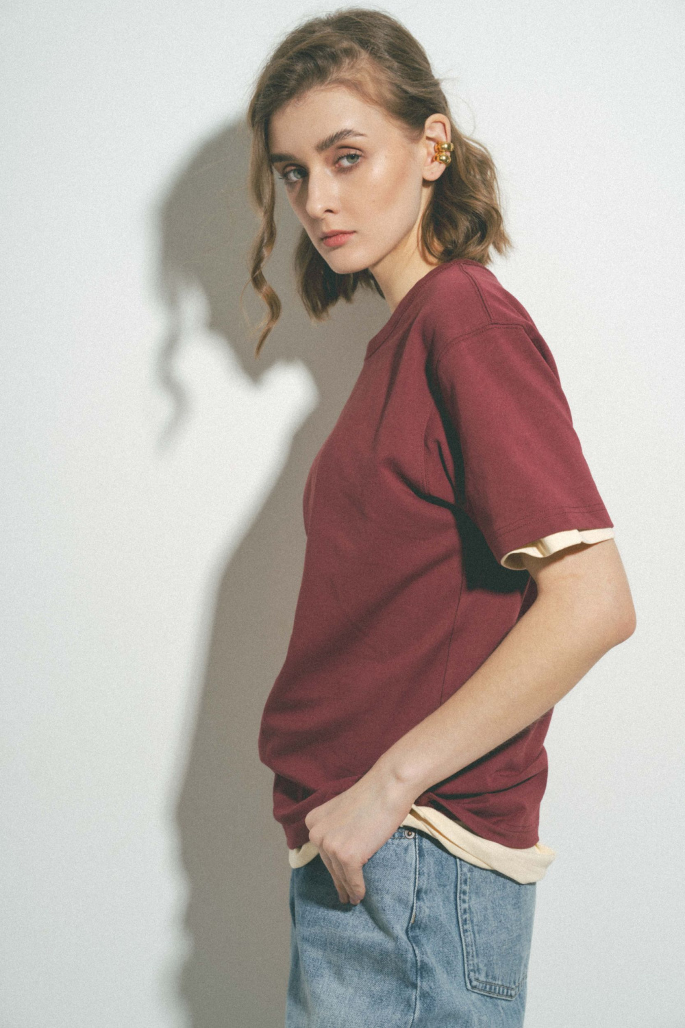 ФУТБОЛКА С КРУГЛЫМ ВЫРЕЗОМ