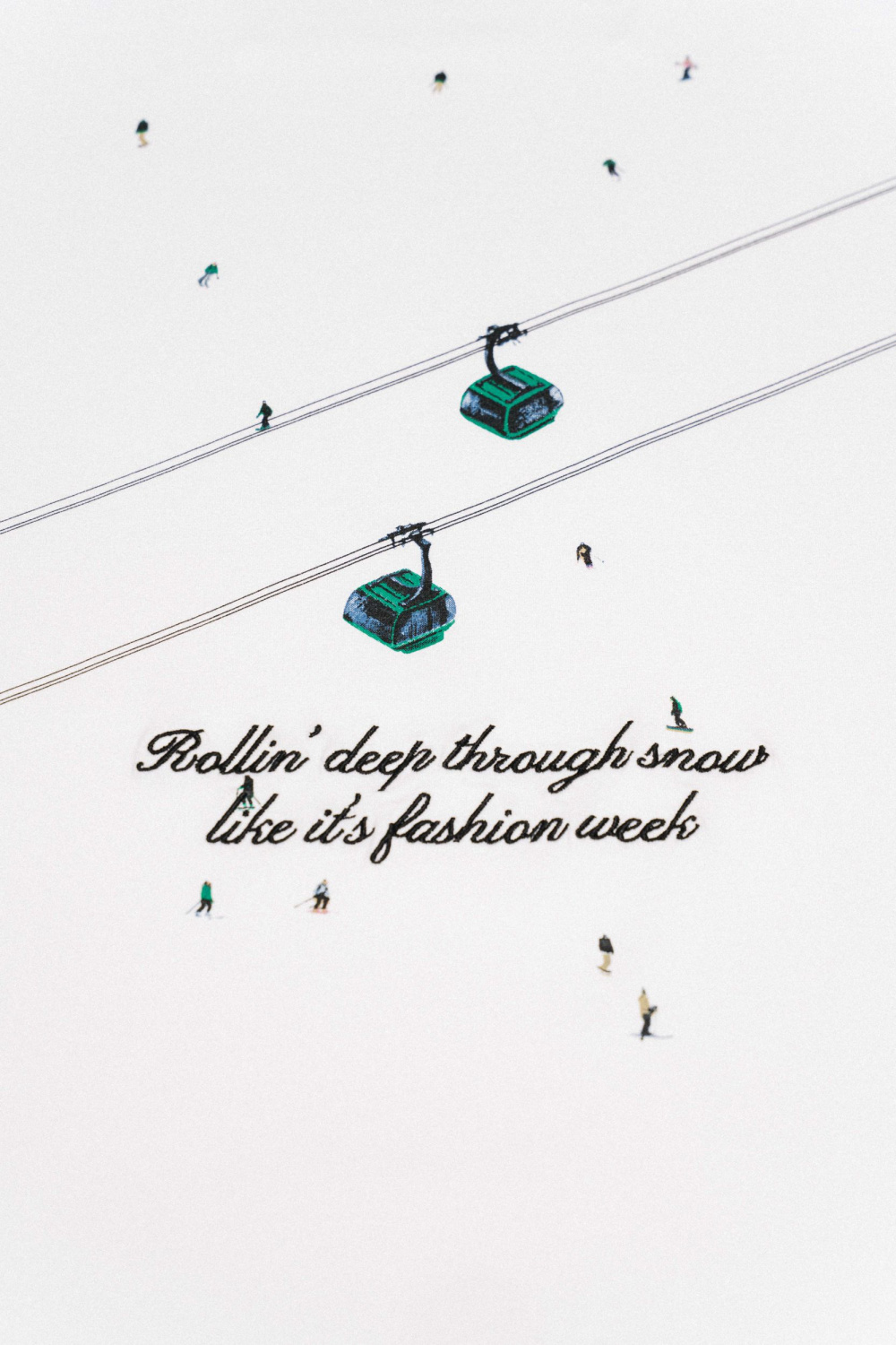 ЛОНГСЛИВ С ПРИНТОМ ГОРЫ